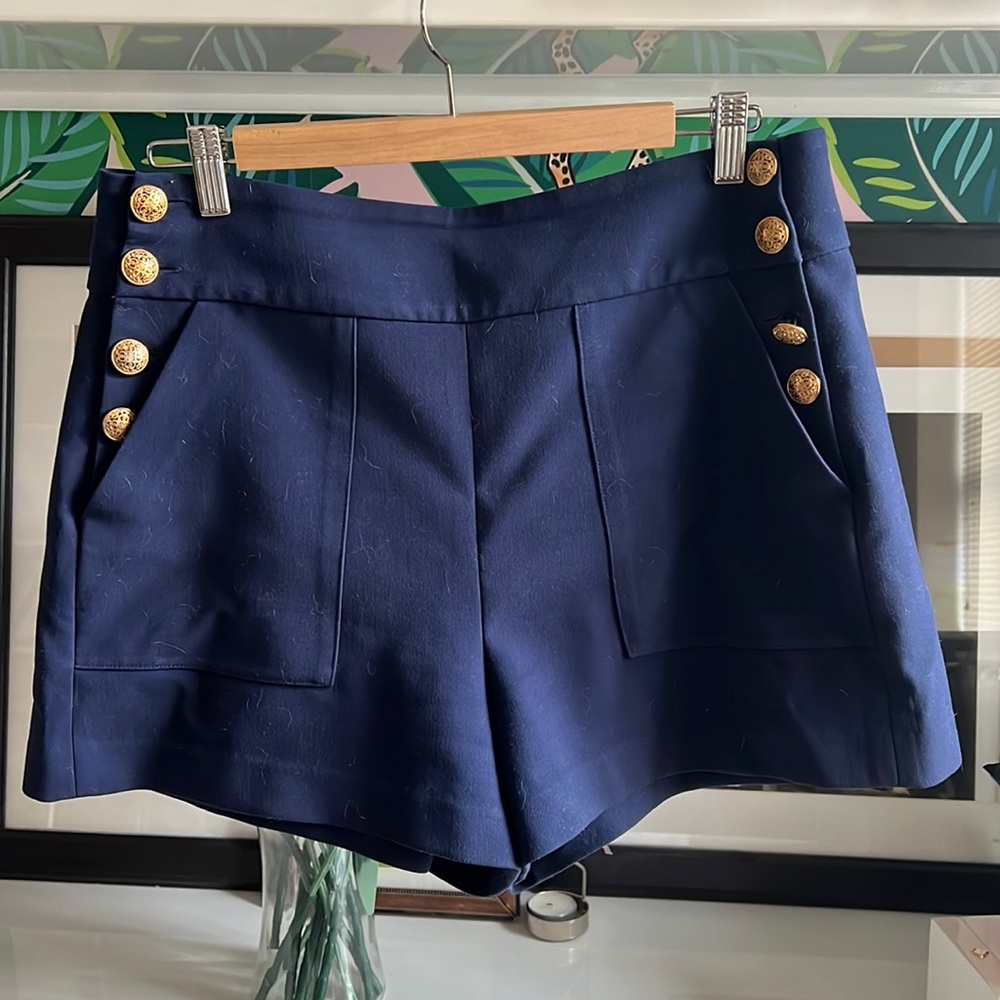 Alice and Olivia Navy Blue Size 12 Sailor Shorts